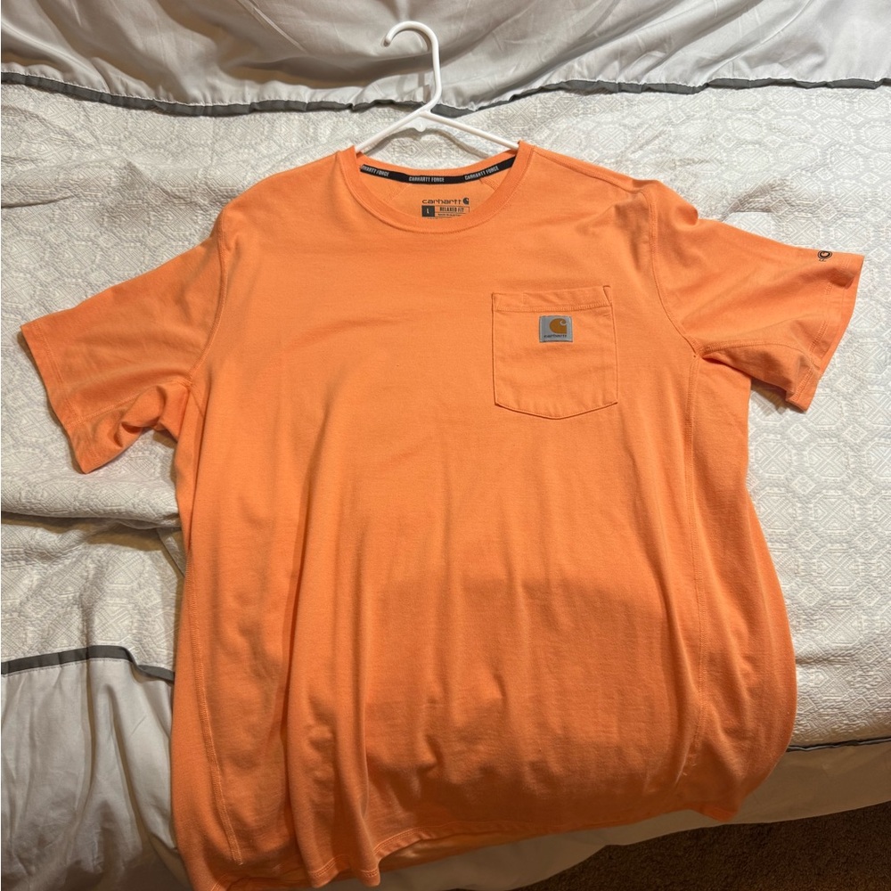 Carhartt Men's Bright Orange Short Sleeve Tee